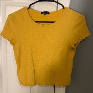 american eagle yellow shirt